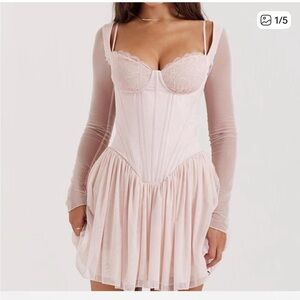 House of CB Blush Corset Dress